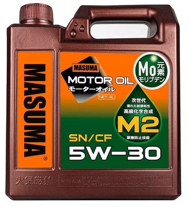 Масло моторное MASUMA 5W30 M2 SN/CF (универсальное, синтетика)   4л