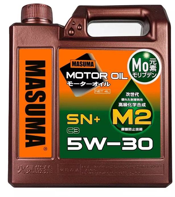 Масло моторное MASUMA 5W30 M2 SN+/C3 (универсальное, синтетика) 4л